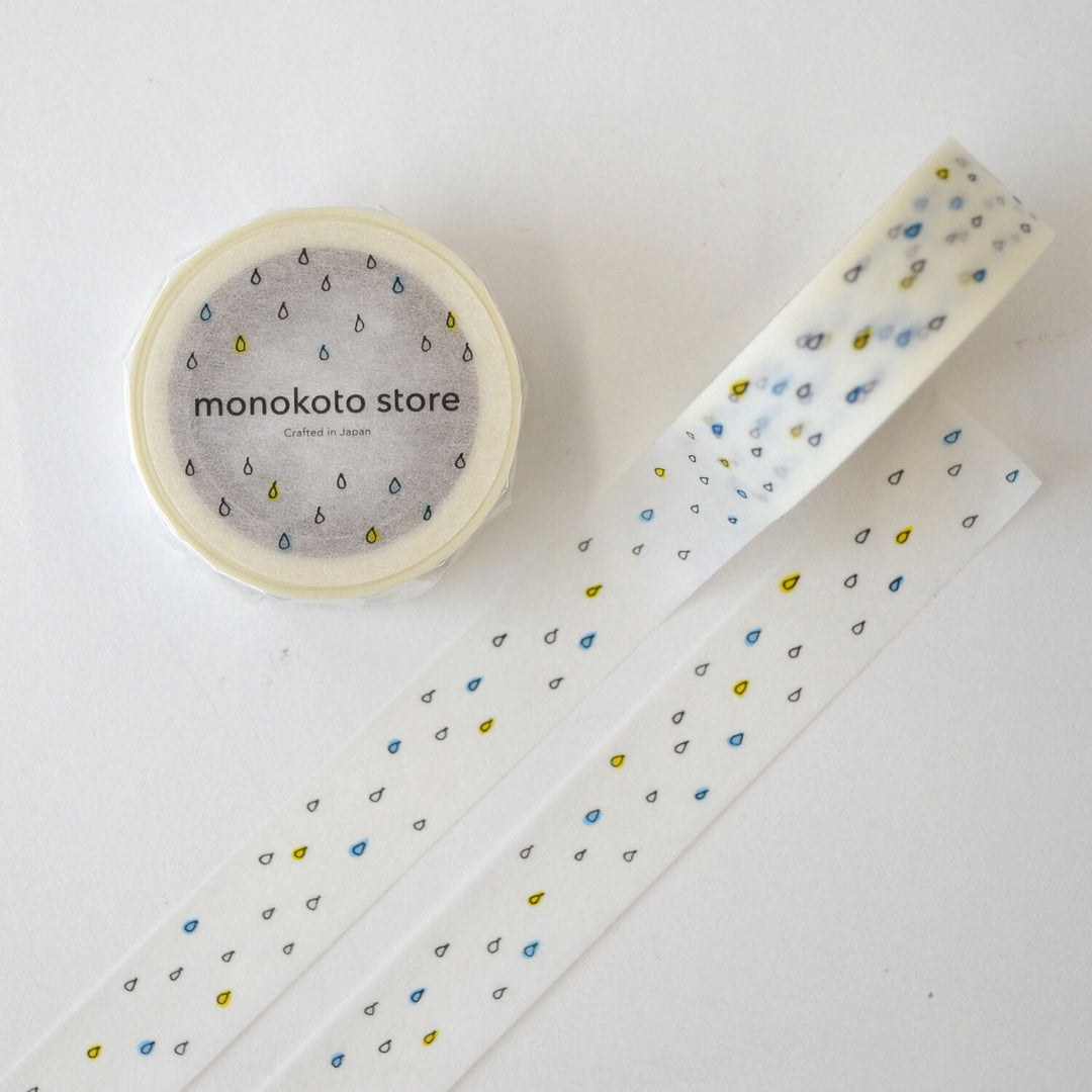 Washi Tape -Colorful Raindrops