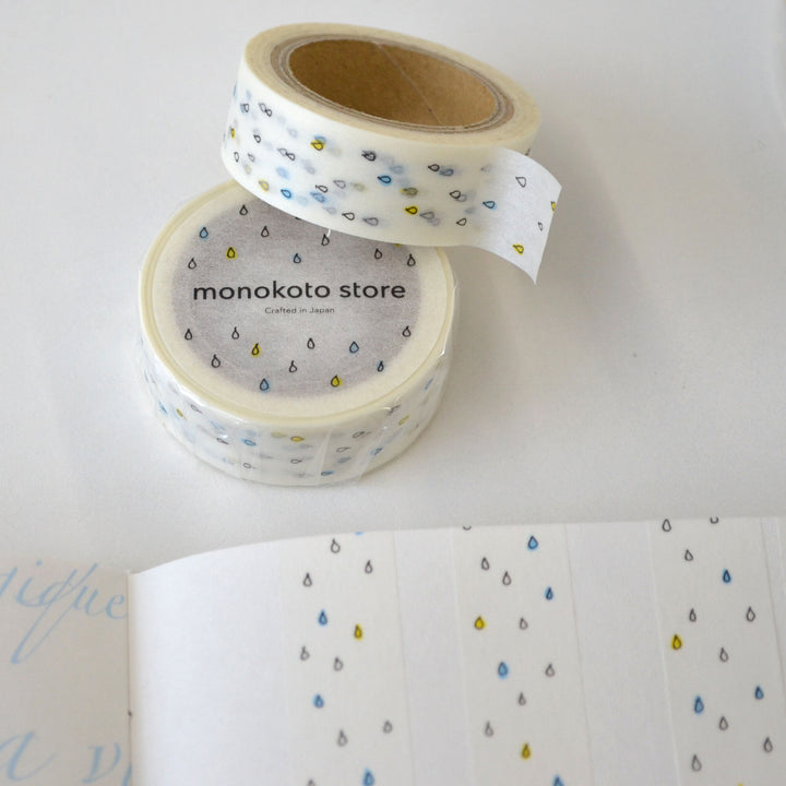 Washi Tape -Colorful Raindrops