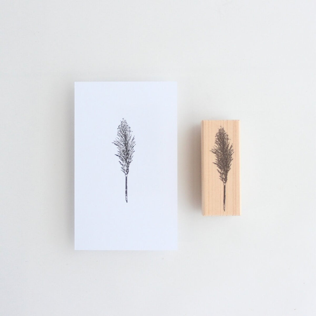 Rubber Stamp -One pampas grass