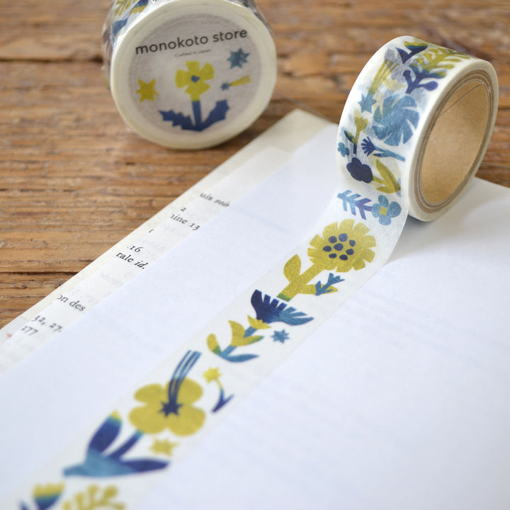 Washi Tape -Flowers and the star
