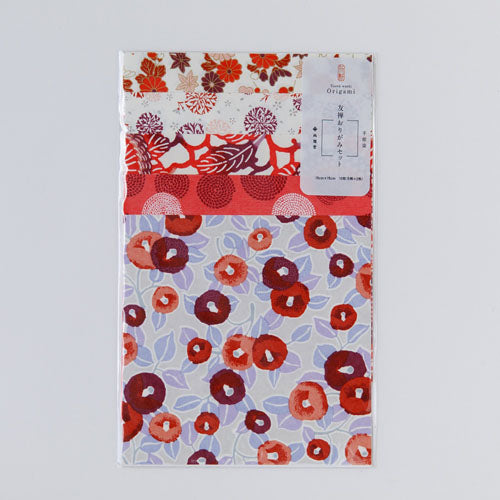 Patterned Washi Paper (Origami) -Red 29241
