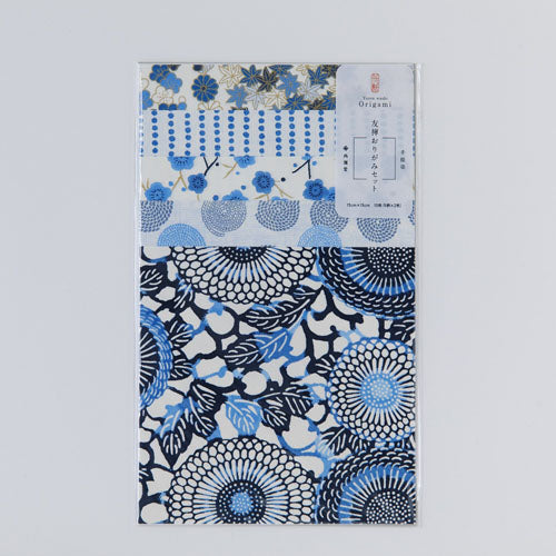 Patterned Washi Paper (Origami) -Blue 29242