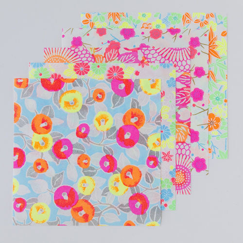 SHOGADO / Patterned Washi Paper (Origami) -Neon-1 29244 – PAPER