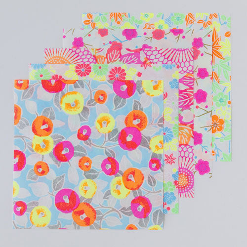 Patterned Washi Paper (Origami) -Neon-1 29244
