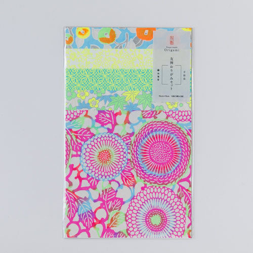 Patterned Washi Paper (Origami) -Neon-2 29245
