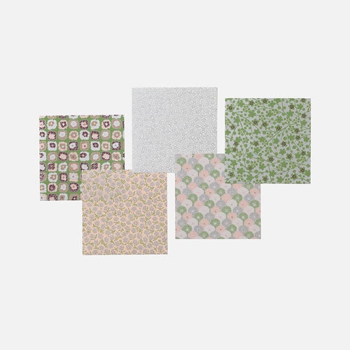 New！　1巻5m 繁花　和紙 SHOGADO / Patterned Washi Paper (Origami) -Flower1 29246 – PAPER