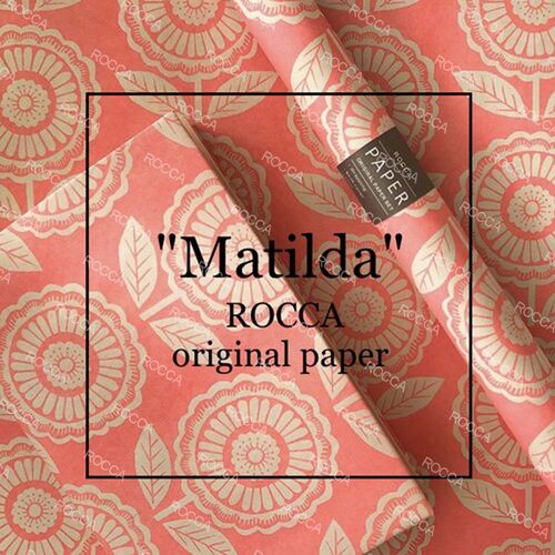 Wrapping paper -[ROCCA] Matilda Pink