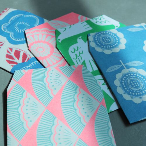 Mini Envelopes (PochiBukuro) -[ROCCA]Hanako Blue