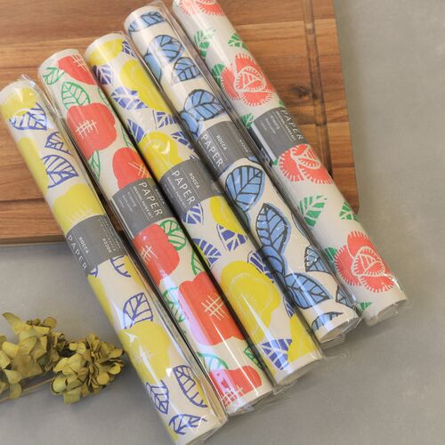 Wrapping paper -[ROCCA]Hanako yellow