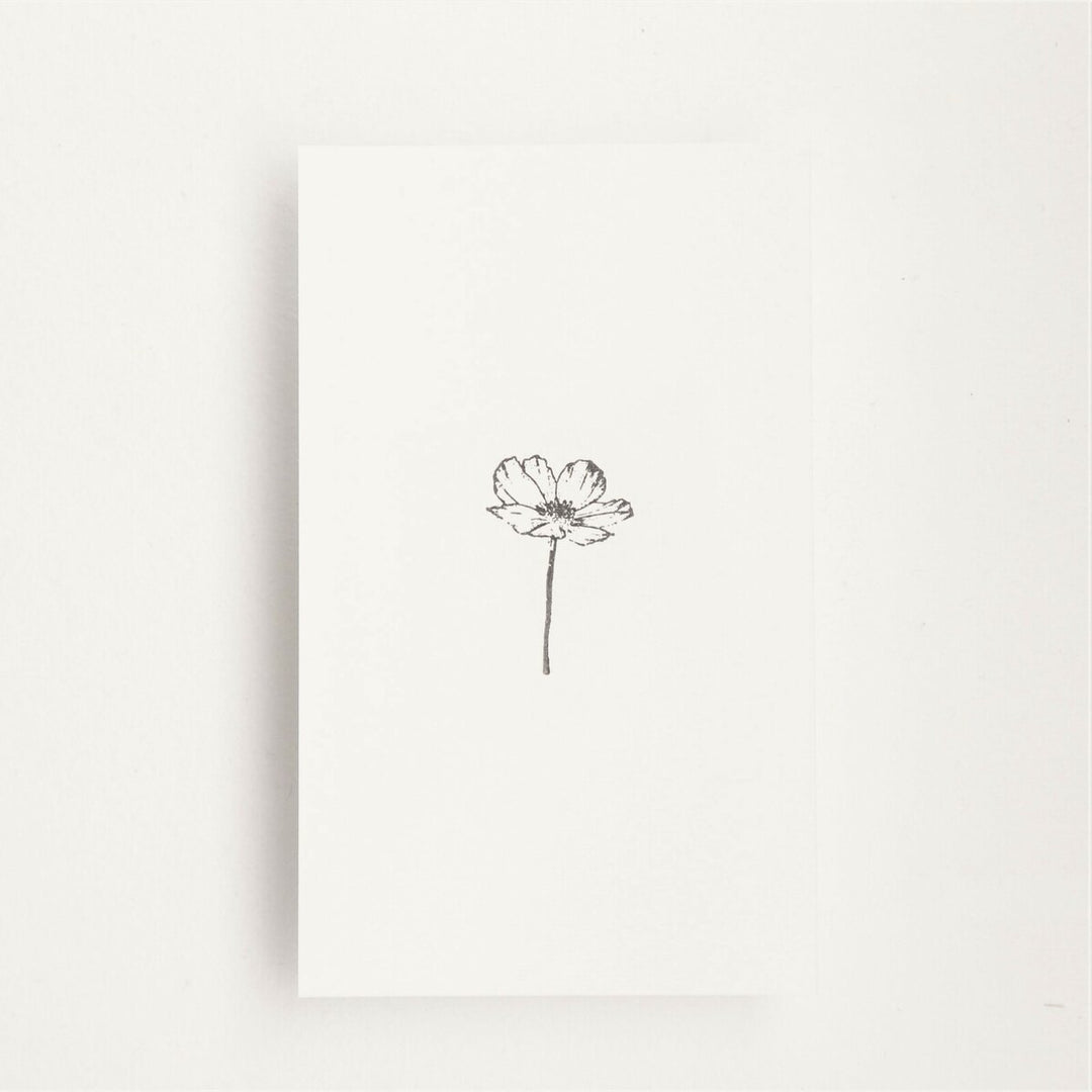 Rubber Stamp -Small cosmos