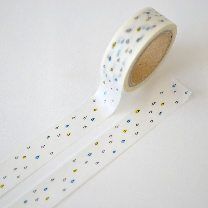 Washi Tape -Colorful Raindrops