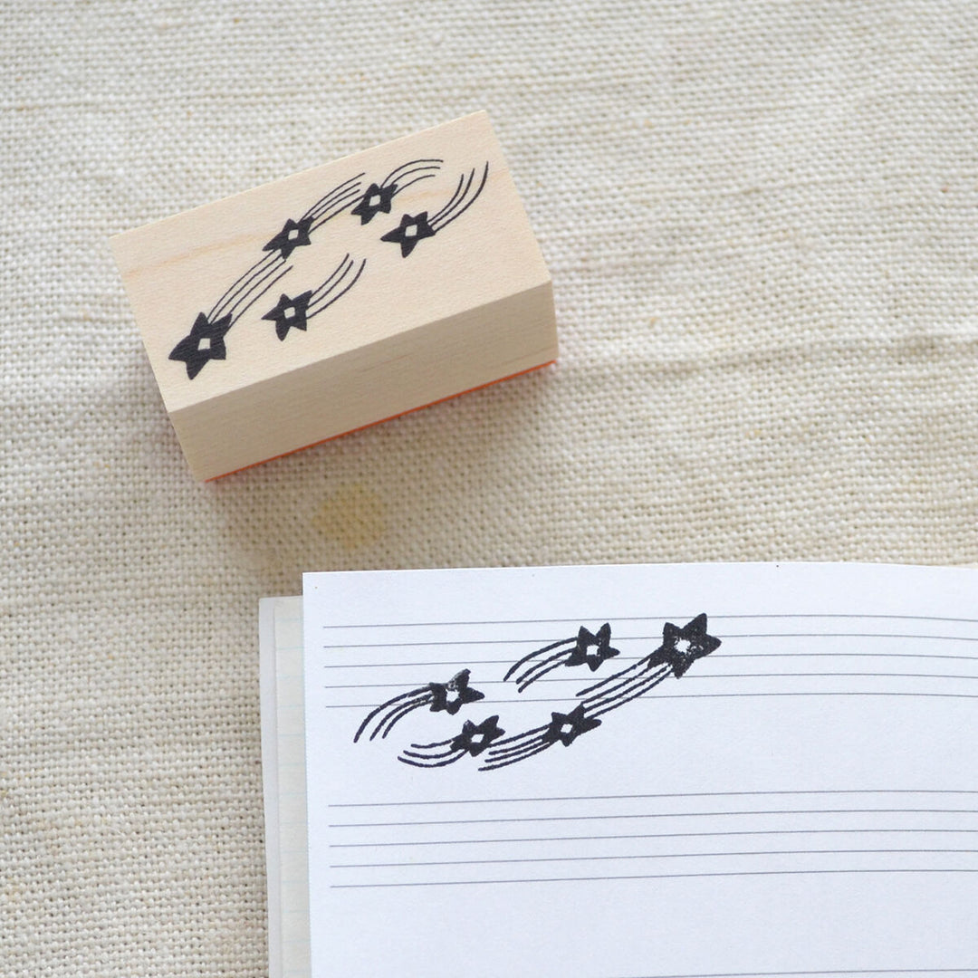 Rubber stamp -Shooting Stars
