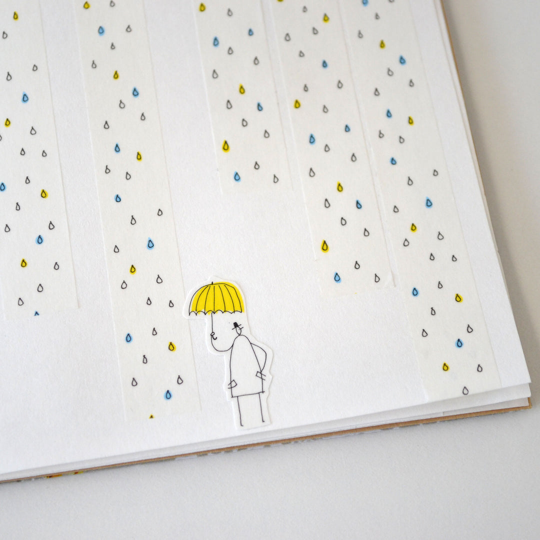 Washi Tape -Colorful Raindrops