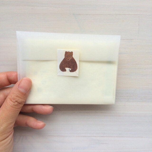 Letter set -Thread, needles and bears (mini size)