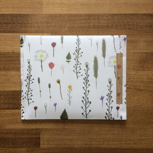 Paper Bags -Pressed Flowers