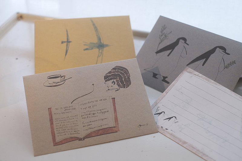 Letter Set -Penguin/Bird/Hedgehog