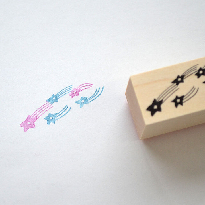 Rubber stamp -Shooting Stars