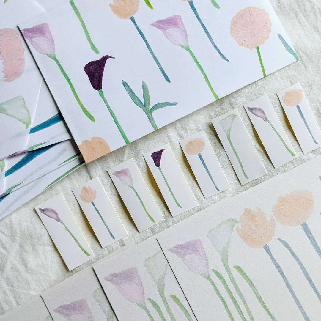 Letter set -Cut flowers