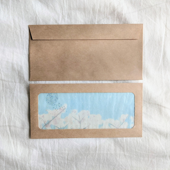 Large window envelope for Yuko Omori's card