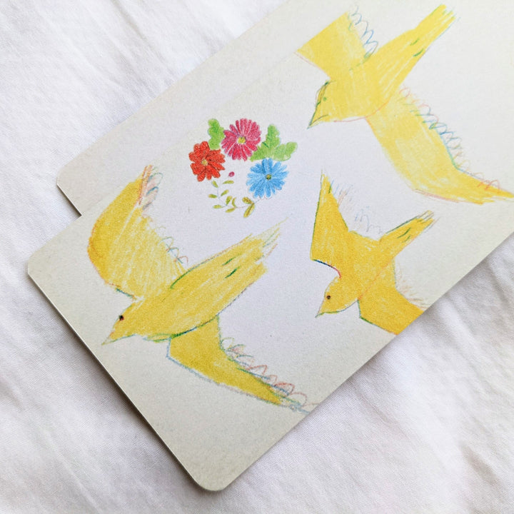Note card -birds