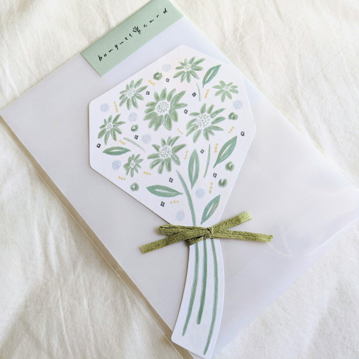 Bouquet Card -Green