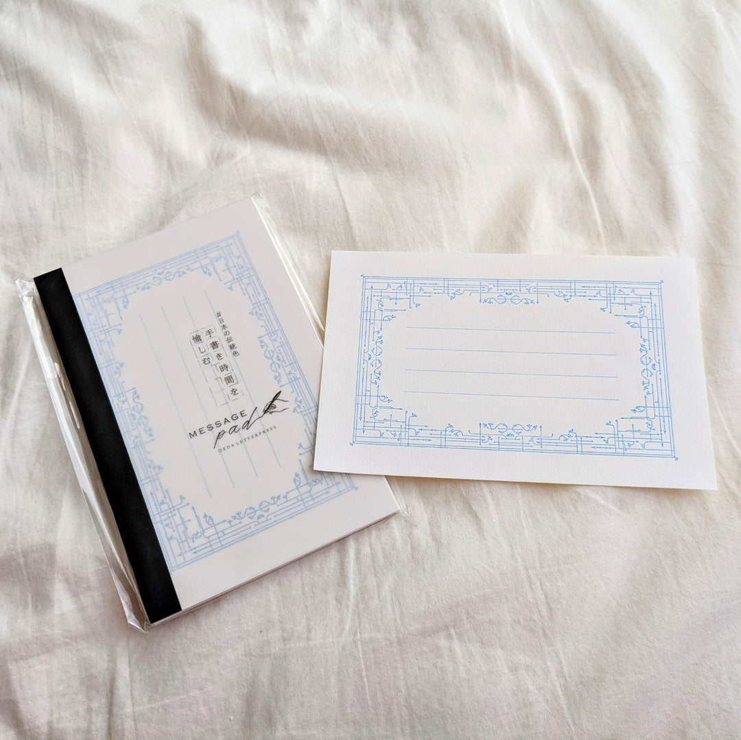 Limited Edition Message pad(Traditional Japanese Color "Amairo")