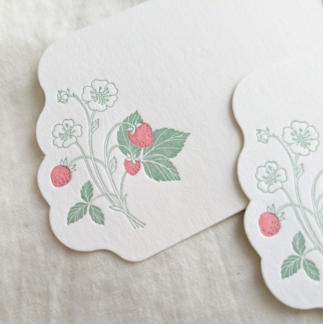 Message Card -Wild strawberry