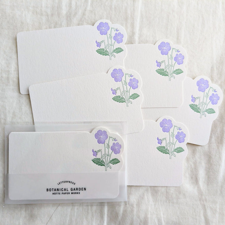Message Card -Pansy