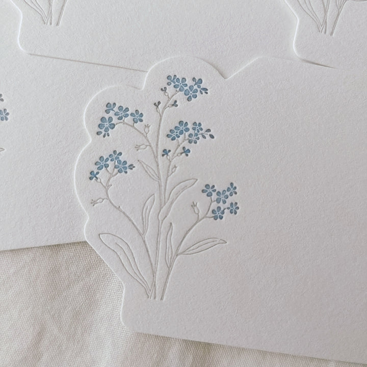 Message Card -Forget-me-not