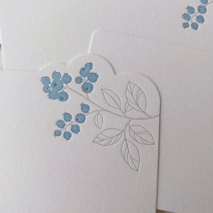 Message Card -Blueberry