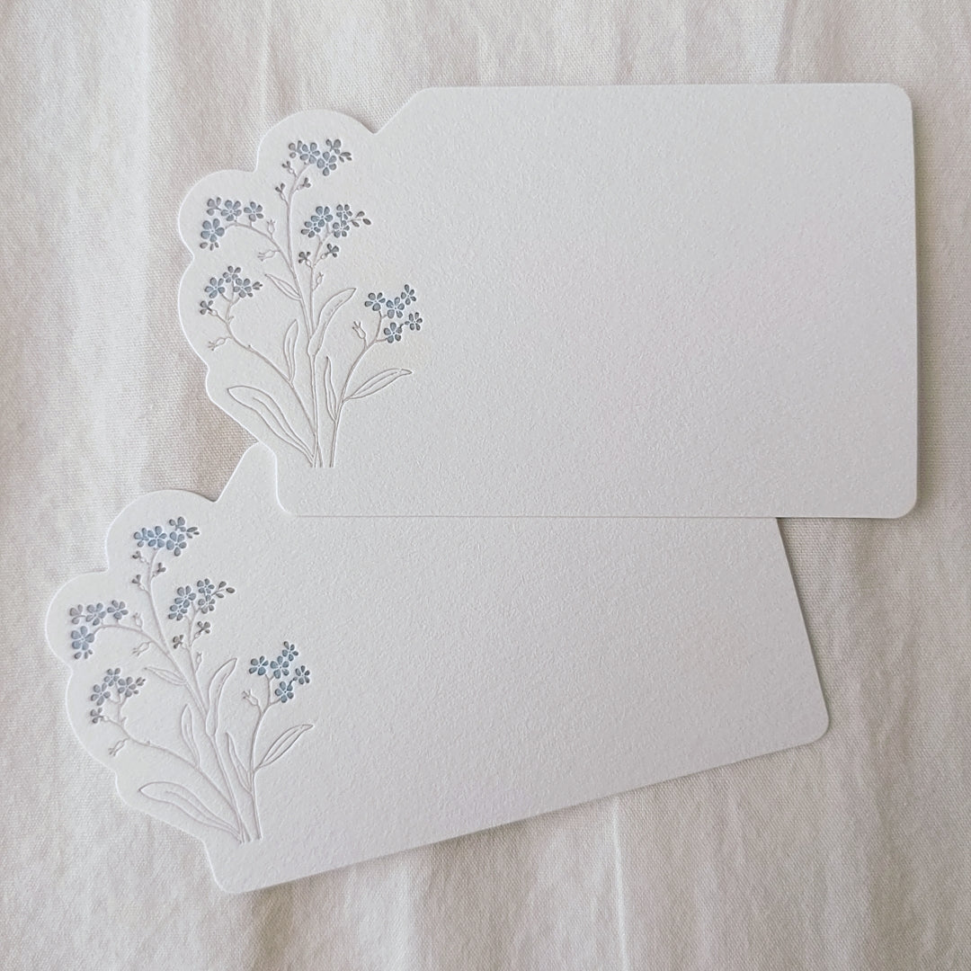 Message Card -Forget-me-not