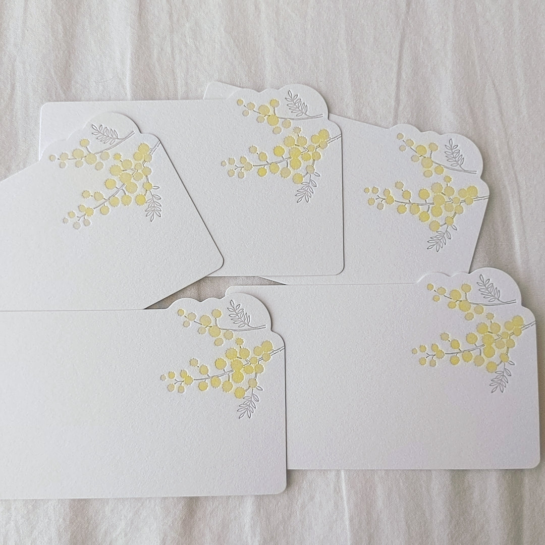 Message Card -Mimosa