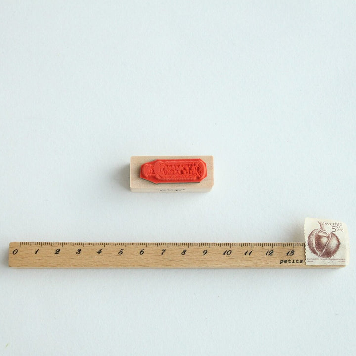 Rubber Stamp -Small antique bottle