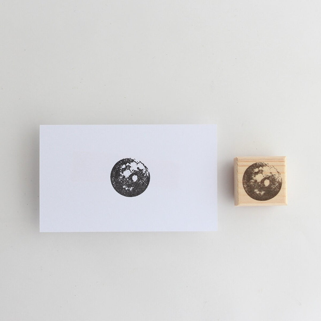 Rubber Stamp -Small moon