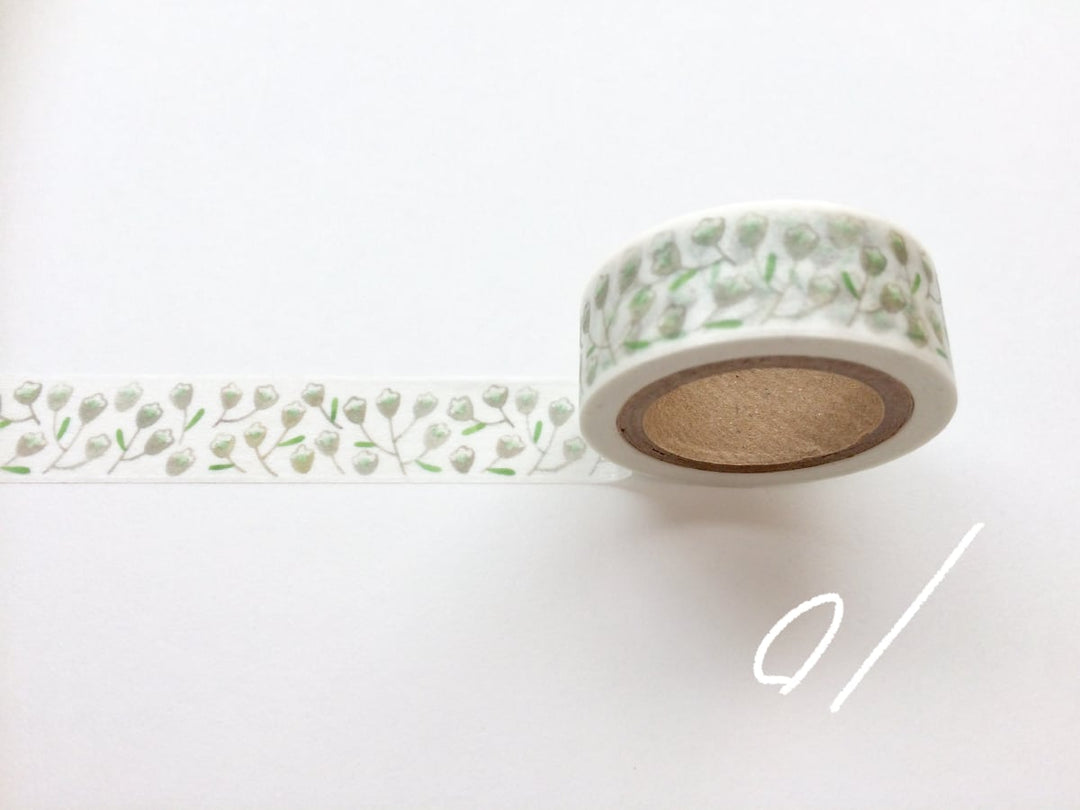 15mm Washi Tape -flower inviting spring to_pa07/beside to_pa07/truck to_pa07
