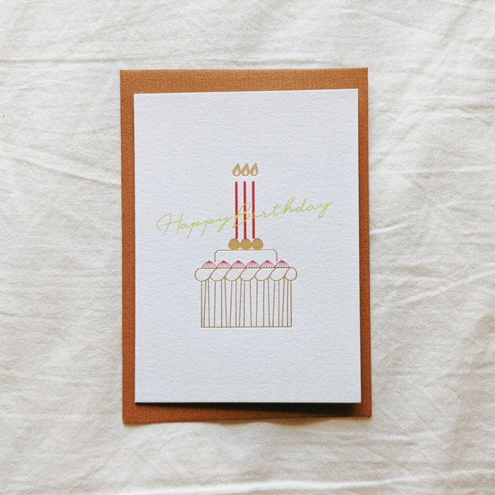 Birthday Card -cake
