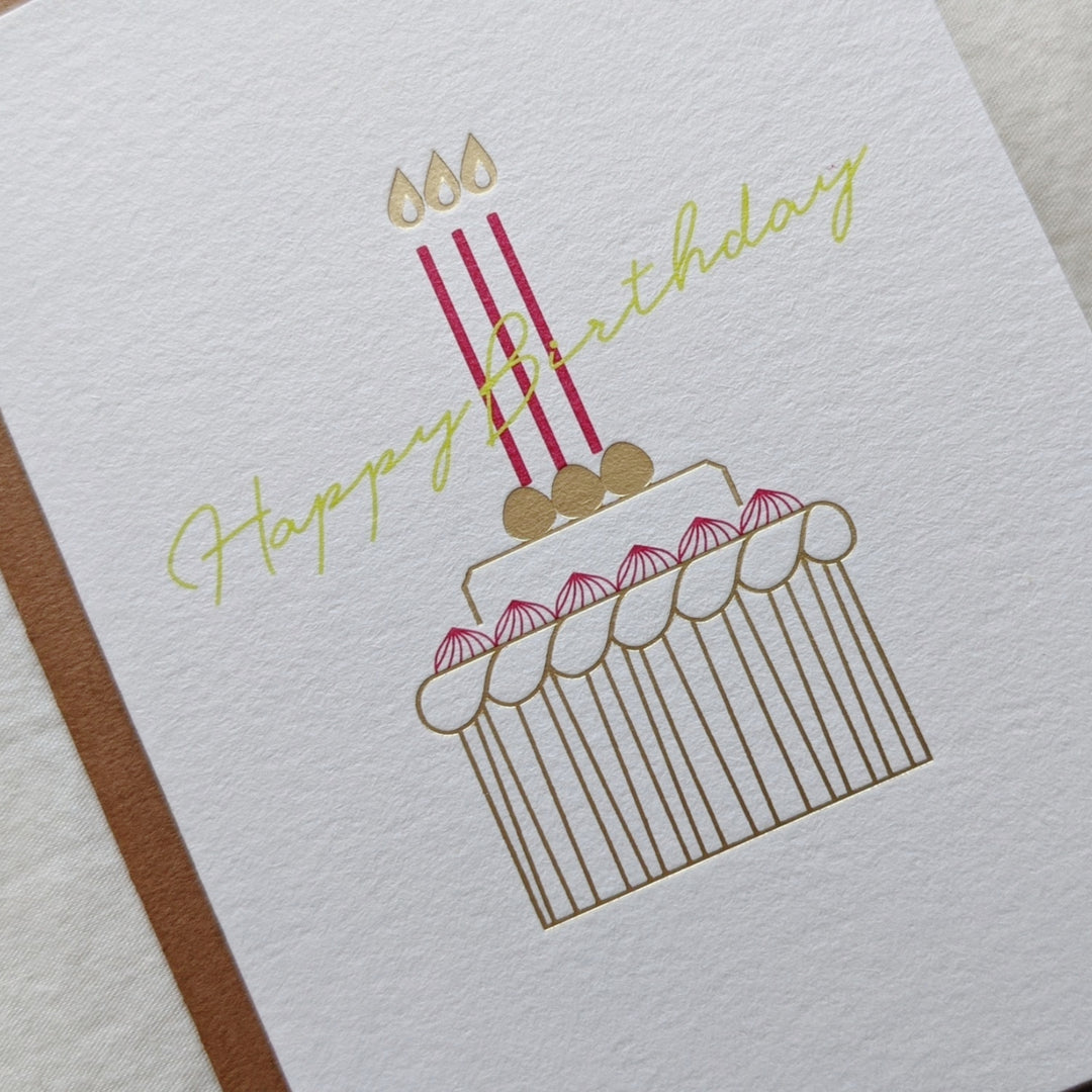 Birthday Card -cake